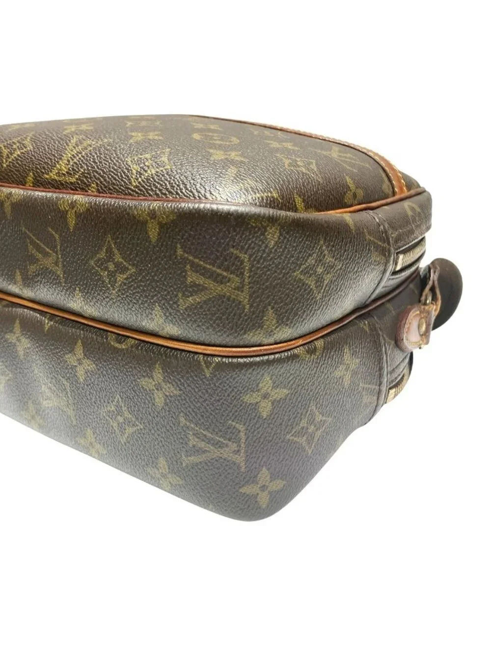 Louis Vuitton Reporter PM Monogram Shoulder Bag Canvas